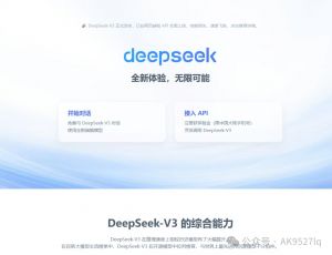 DeepSeek页面