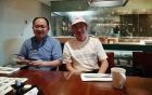 叶天来与何玲青先生在广州亲切会面