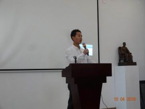 主持人：叶挺红军小学校长刘文提