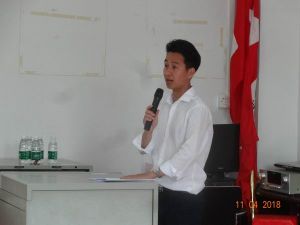 红军学校校长刘文堤致辞