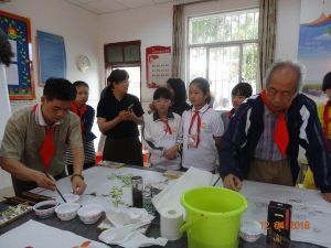 维新小学广州书画交流活动