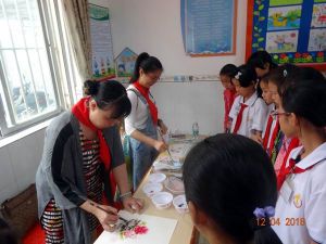 维新小学广州书画交流活动