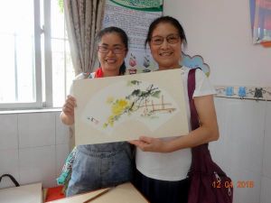 维新小学广州书画交流活动