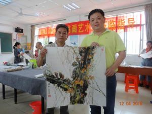 维新小学广州书画交流活动