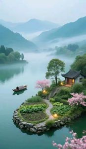 题画中景