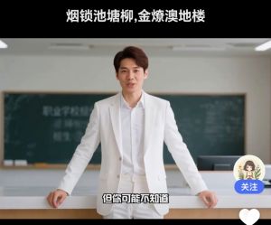 《百度教育汉语》评《烟锁池塘柳，金燎澳地楼》（视频）