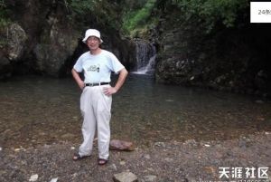 叶天来在从化流溪河之源（溪源两天游）