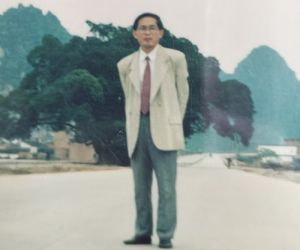 记者在采访途中
