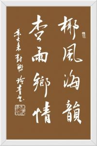 椰风海韵，杏雨乡情