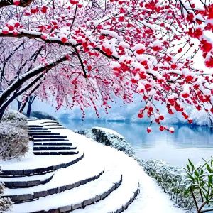 大雪覆盖尘埃