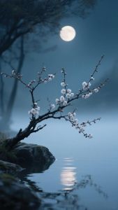 疏影横斜长夜半 疏影横斜长夜半