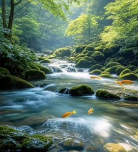 易涨易退山坑水