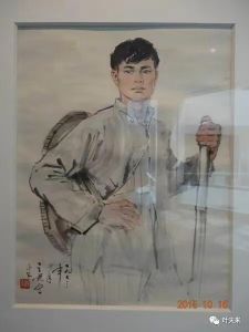 叶天来在《扬时代之光,杨之光艺术研究展》上 叶天来在《扬时代之光,杨之光艺术研究展》上